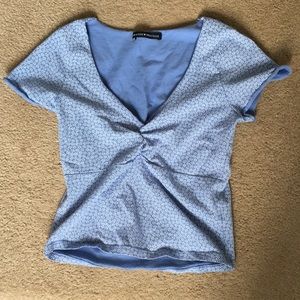 Blue floral Gina top!